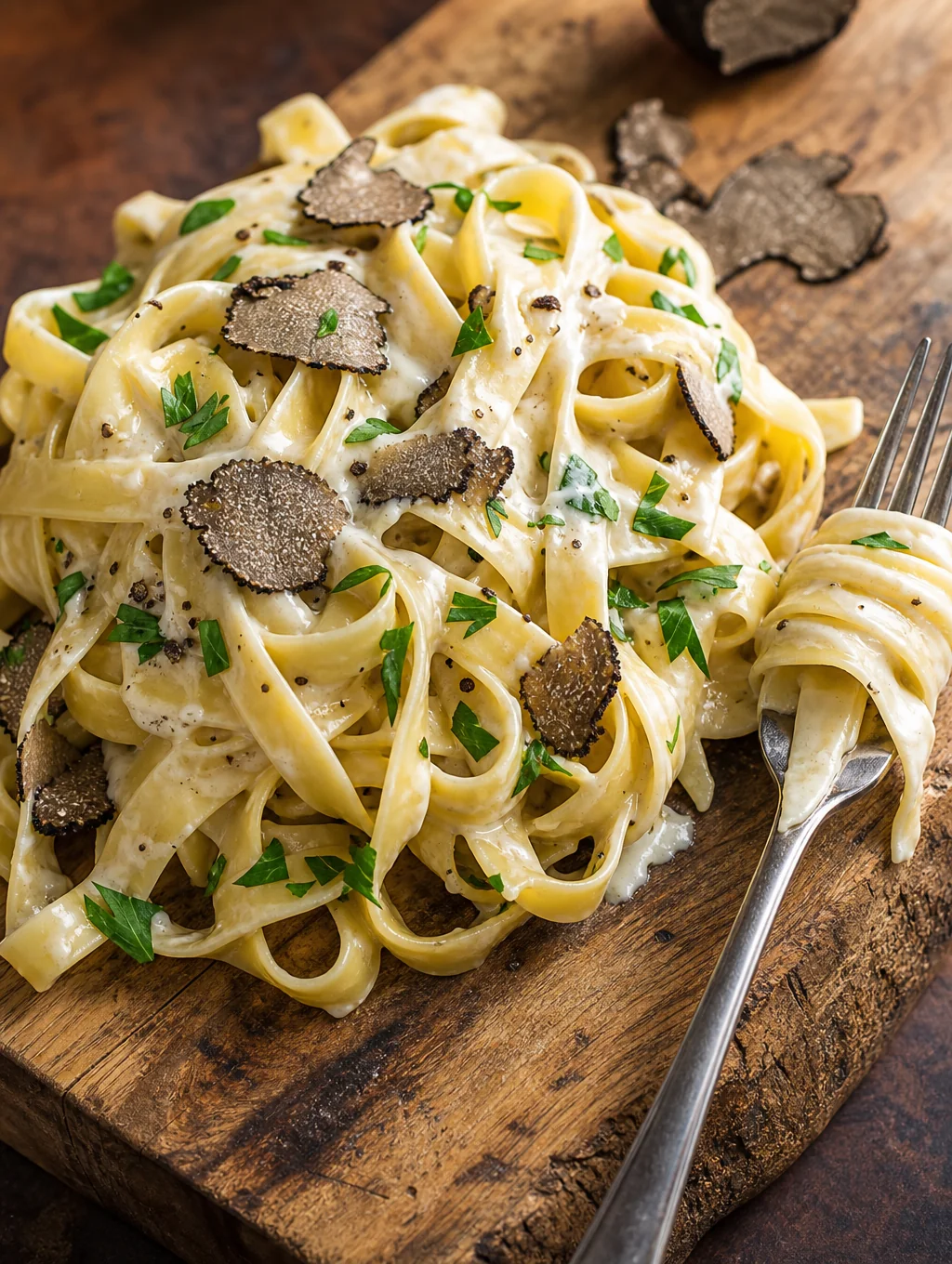 Freshly prepared seasonal pasta dish